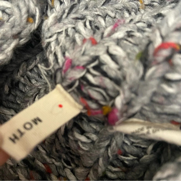 Anthropologie Moth "Joelle" Mock Neck Sleeveless High Low Sweater 27285 - Picture 9 of 11